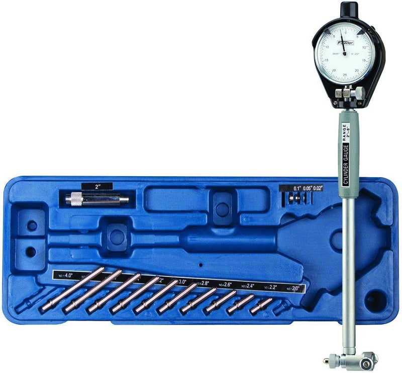 Fowler 72-646-300 6-Inch Cylinder Dial Bore Gauge with Carbide Tipped Anvils - Image 1