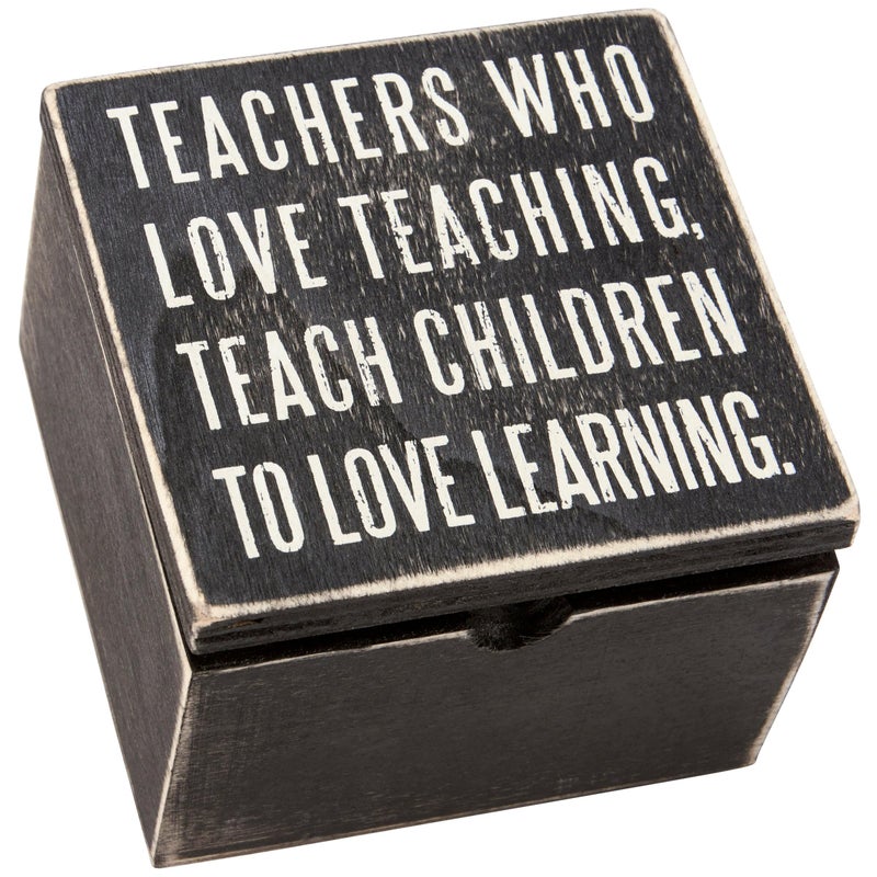 Primitives by Kathy Work Hinged Box 1 Count Pack of 1 Teachers who Love