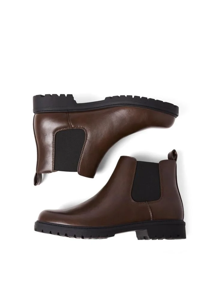JACK & JONES Brown Stone Duneland Ankle Boots for Men | Best Price UAE