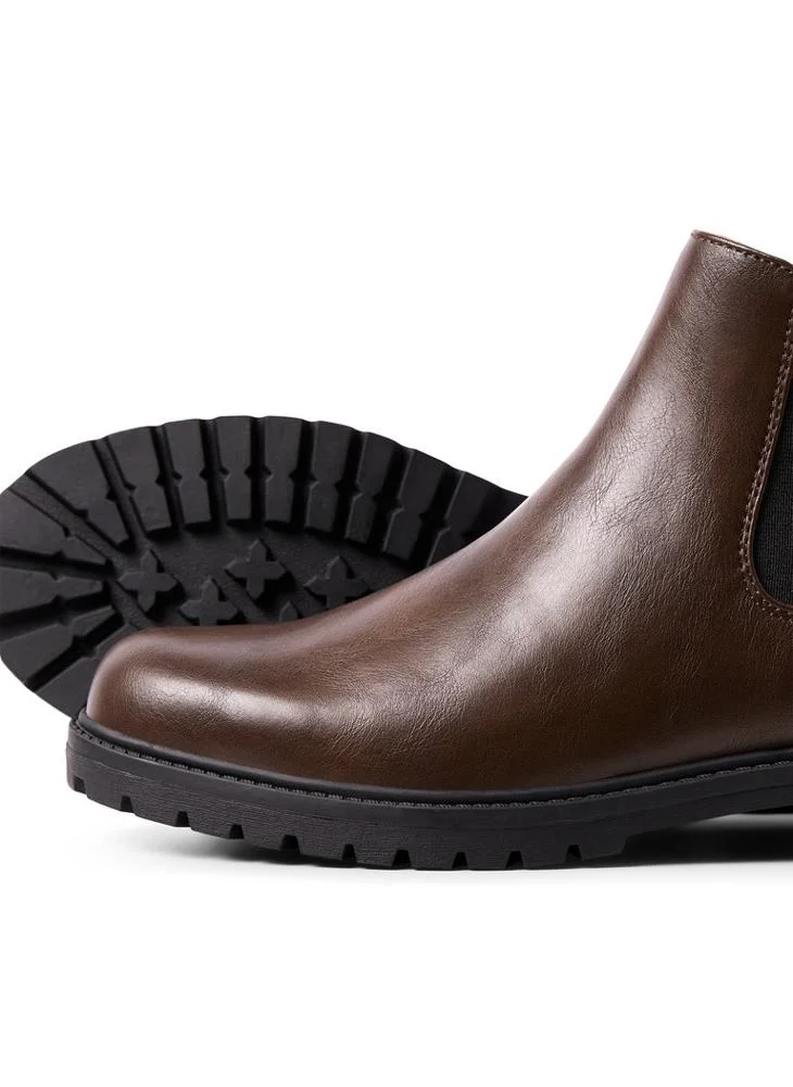 JACK & JONES Brown Stone Duneland Ankle Boots for Men | Best Price UAE