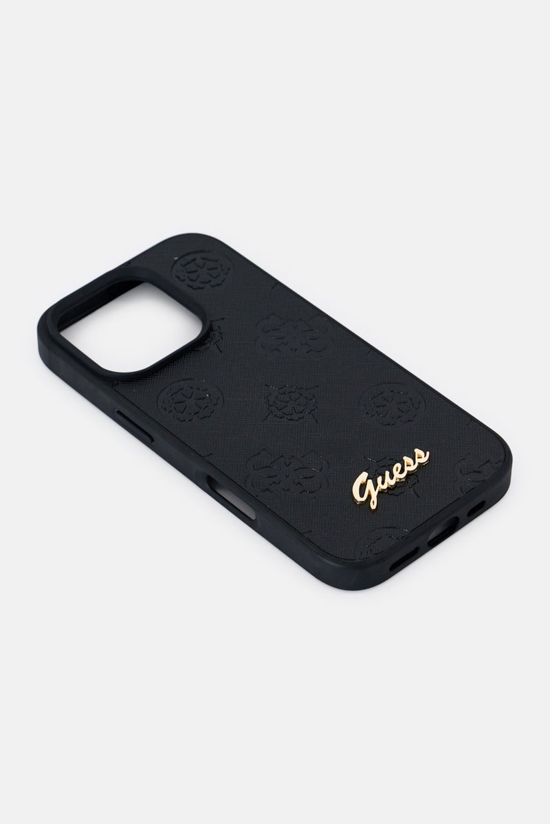 GUESS iPhone 16 Pro Metal Logo Protective Case, Black - Image 4
