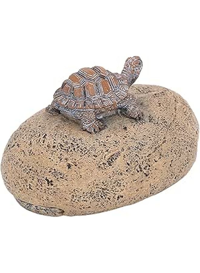 Cute Turtle Fake Rock Hidden Key Box 4 8x3 1x2 6 Inch Outdoor Indoor Storage - Image 1