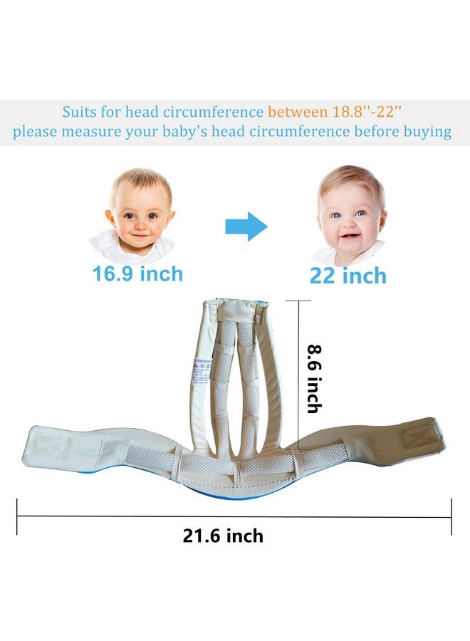 Huifen Baby Helmet Children Infant Toddler Adjustable Infant Helmet Learning To Walk Playing Baby Helmet For Crawling Walking (Gray) - Image 5