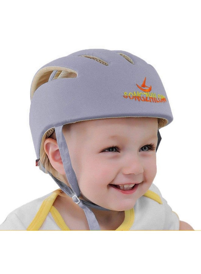 Huifen Baby Helmet Children Infant Toddler Adjustable Infant Helmet Learning To Walk Playing Baby Helmet For Crawling Walking (Gray) - Image 2
