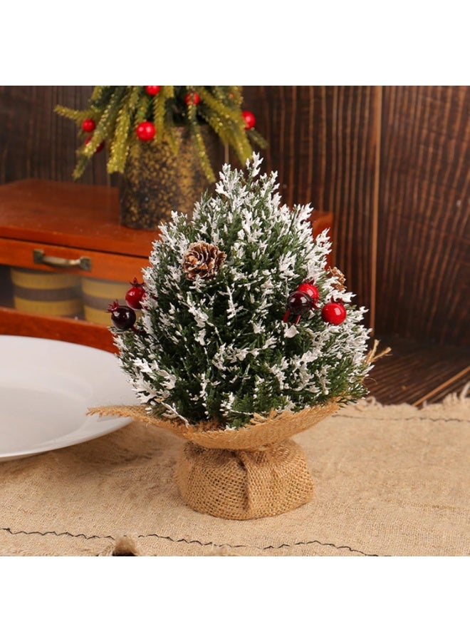 شجرة عيد الميلاد المصغرة شجرة كرسماس 20 سم زينة شجرة عيد الميلاد - Image 1