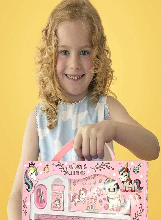 ECLET Unicorn Stationary Kit 8 in1 Mix Stationery Gift Set for Kids - Image 2