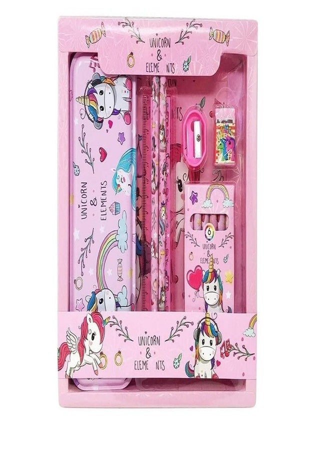 ECLET Unicorn Stationary Kit 8 in1 Mix Stationery Gift Set for Kids - Image 1