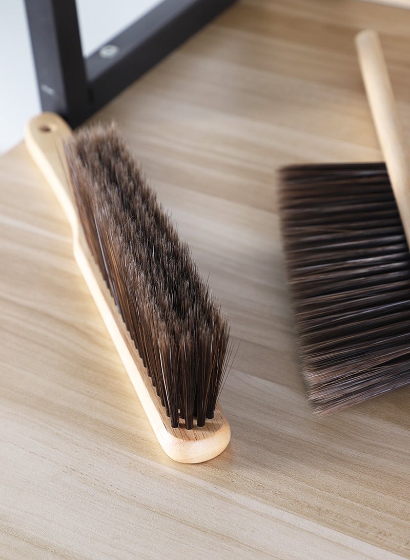 Solid wood long-handled dust removal brush, furniture dust-sweeping cleaning brush, long bristles for efficient cleaning without damaging furniture - Image 3
