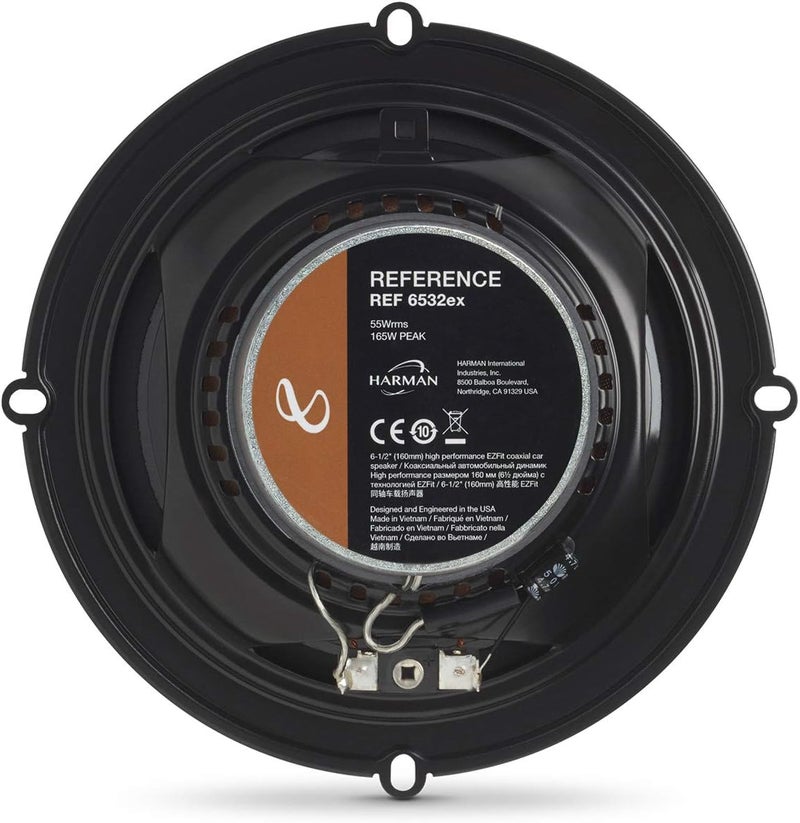 Infinity REF-6532EX 6.5 Inch Two-Way Coaxial Car Speakers - Image 4