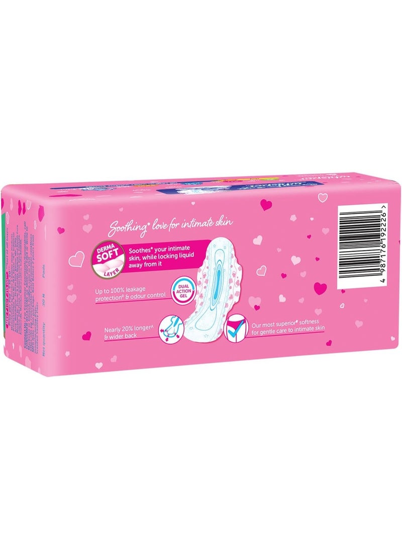 وسبير فوط صحية فائقة النعومة من ويسبر، مقاس XL، 30 وحدة - Image 2