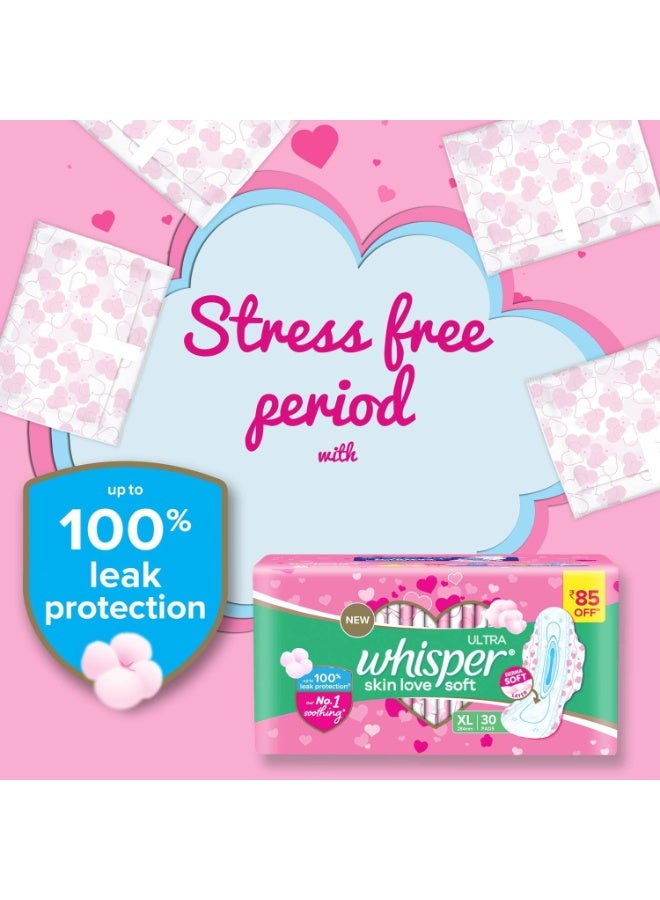 وسبير فوط صحية فائقة النعومة من ويسبر، مقاس XL، 30 وحدة - Image 5