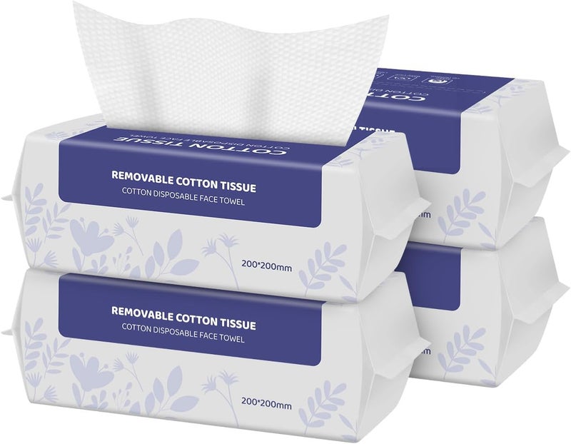 Face Clean Towels Face Cloths for Skin Care Thick Lint Free Ultra Soft Dry Wipes for Makeup Removing Cleaning Traveling 78 78inch 50 CountPack Dot Texture Pack of 4 20x20cm