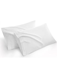 Devigo Set of 2 White Baby Pillow Case 35X45 100% Cotton Covered  - Image 3