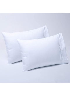 Devigo Set of 2 White Baby Pillow Case 35X45 100% Cotton Covered  - Image 2