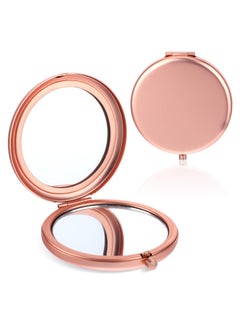 Rose Gold Magnifying Compact Mirror for Purse with1X/2X Magnification，Portable Mini Pocket Travel Makeup Mirror - pzsku/Z9D06FACC688EF0DA80CFZ/45/_/1736740688/0f9057be-93ae-4de7-af6b-3f69696095b8