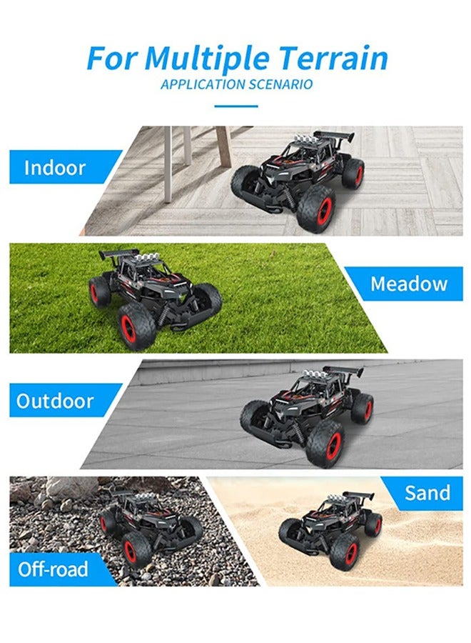 JJRC RC Cars Remote Control Car 1:14 Off Road Monster Truck 2WD Off-Road Climbing Vehicle LED Headlight Rock Crawler,2.4Ghz All Terrain Hobby Truck,Boy Adult Gifts  - Image 2