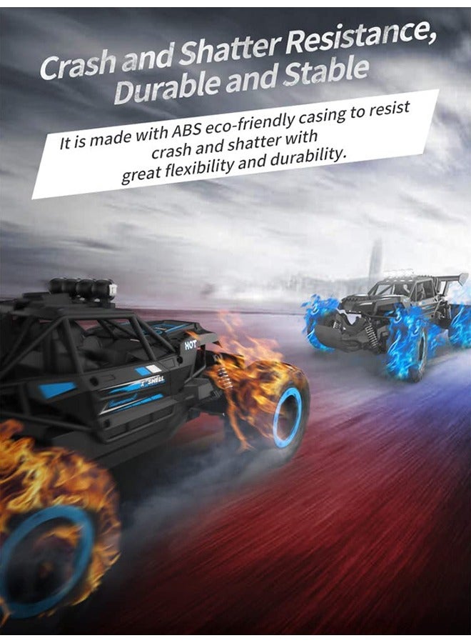 JJRC RC Cars Remote Control Car 1:14 Off Road Monster Truck 2WD Off-Road Climbing Vehicle LED Headlight Rock Crawler,2.4Ghz All Terrain Hobby Truck,Boy Adult Gifts  - Image 3