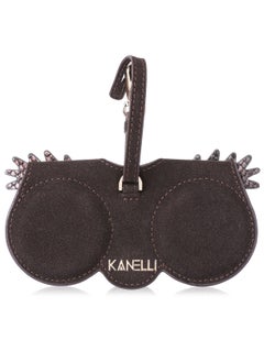 KANELLI Women's glasses case from Kanelli, elegant design | New Collection AAY2312089-Brown  - Image 4