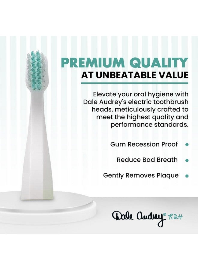 دايل أودري رأس بديل لفرشاة أسنان ديل أودري الأيورفيدية سريعة الاستخدام للبالغين | فرشاة أسنان دايلي كلين | (قطعتان) - Image 2