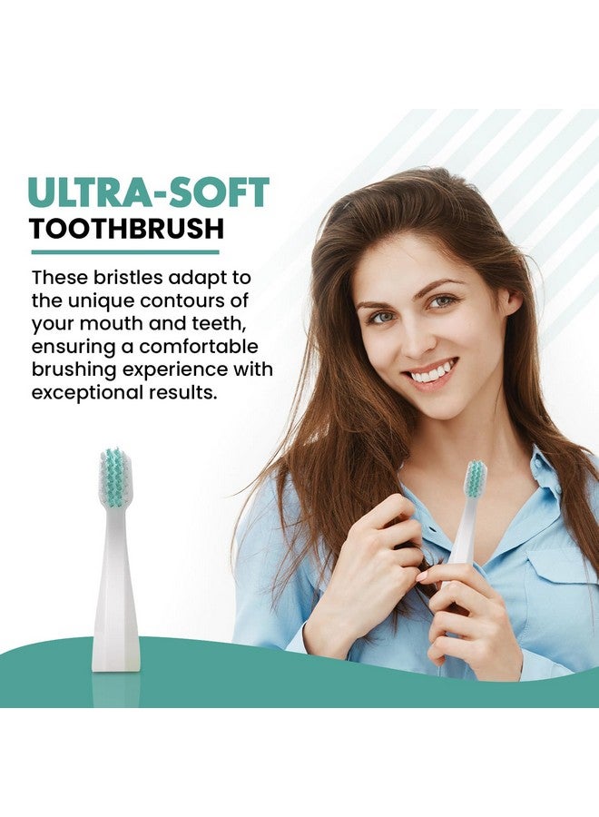 دايل أودري رأس بديل لفرشاة أسنان ديل أودري الأيورفيدية سريعة الاستخدام للبالغين | فرشاة أسنان دايلي كلين | (قطعتان) - Image 4