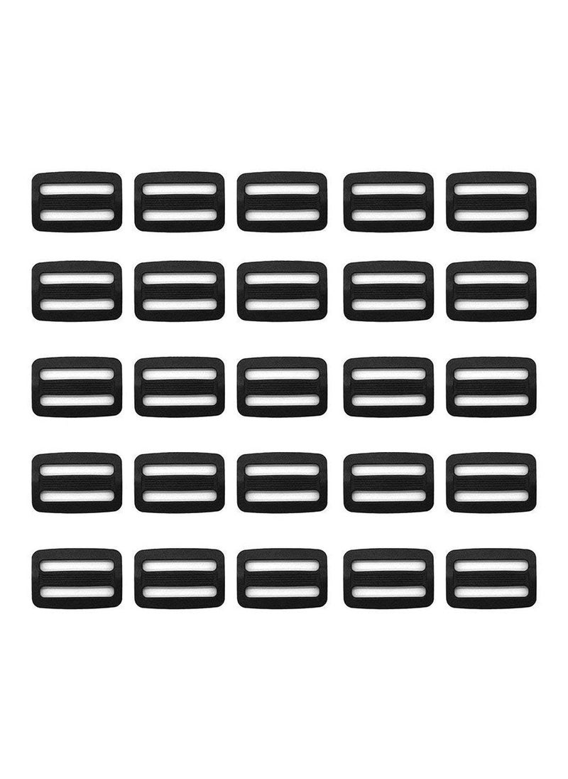 DIY Crafts Diy Crafts CTDIYHI27078 1 Inch Plastic Slides Adjustable Webbing Tri Glide Slider Buckle for Belt Backpack and Bags Straps Pack of 100 Slider Buckle 