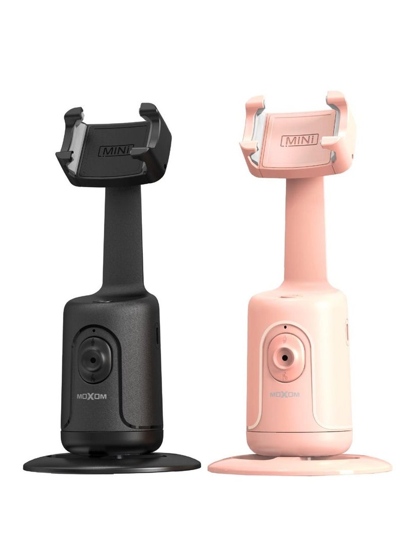 MOXOM MX-VS106 Auto Face Tracking | 360° Rotation | No app | Flexible Shooting holder for videography | Rechargeable battery  - Image 1