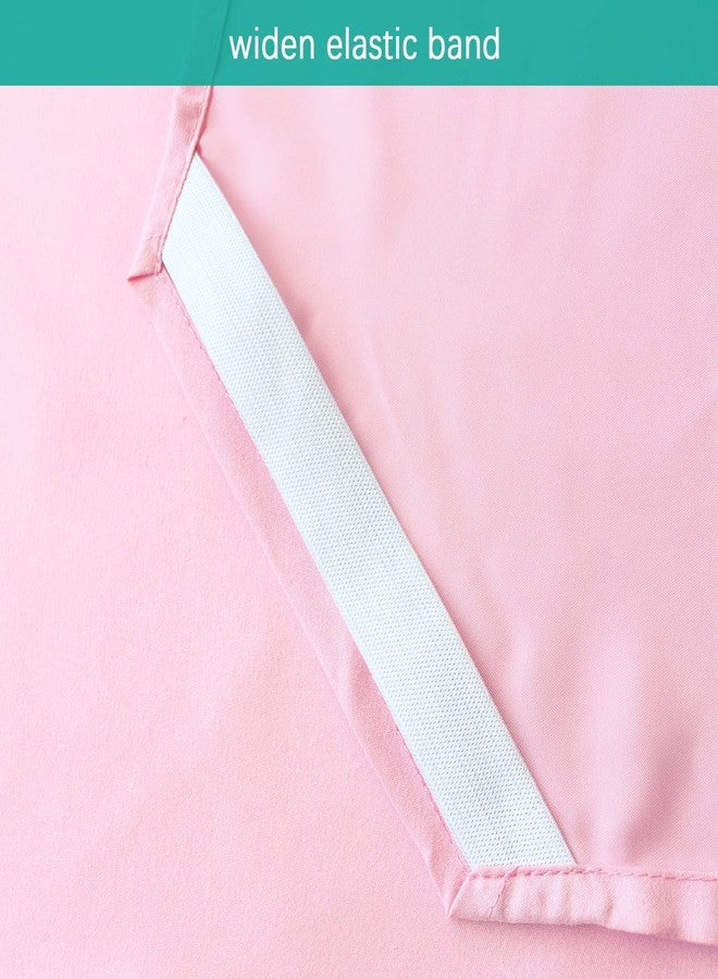 Biloban Cot Sheets for Daycare Standard Size, Children’s Naptime Cot Sheet,Daycare Essentials for Toddler and Preschool,Breathable Microfiber Nap Sheet for Boys and Girls, 2 Pcs, 23" x 51", Pink - Image 3