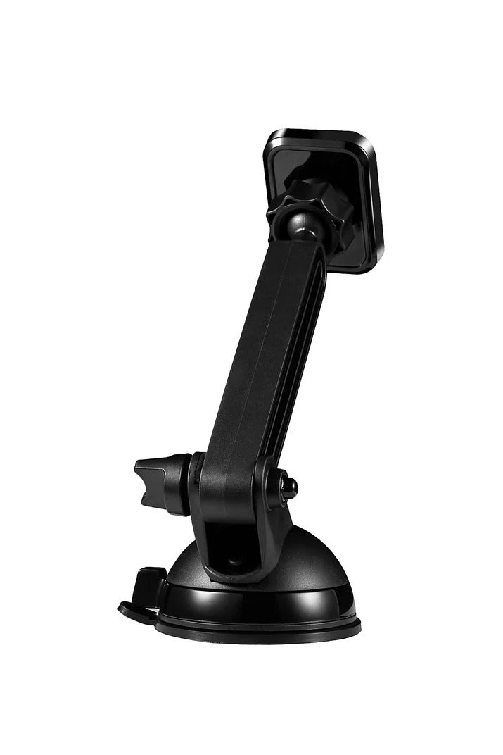 GO-DES 2-in-1 Magnetic Phone Holder with Telescopic Arm Dashboard Windshield and Air Vent Mount 360 Degree Rotation - Image 4