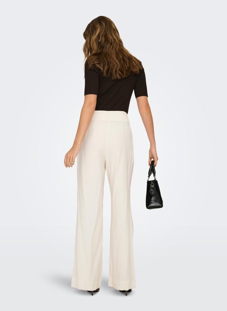 ONLY Casual High Waist Wide Leg Trousers - Image 2