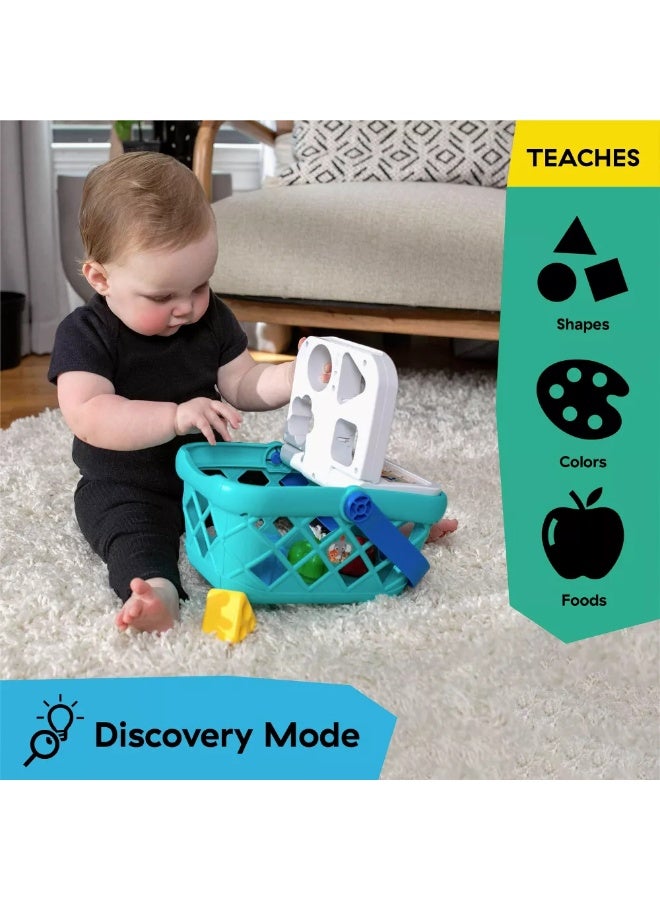 Baby Einstein + Hape Shopping Basket Pretend to Shop Toy - Image 5