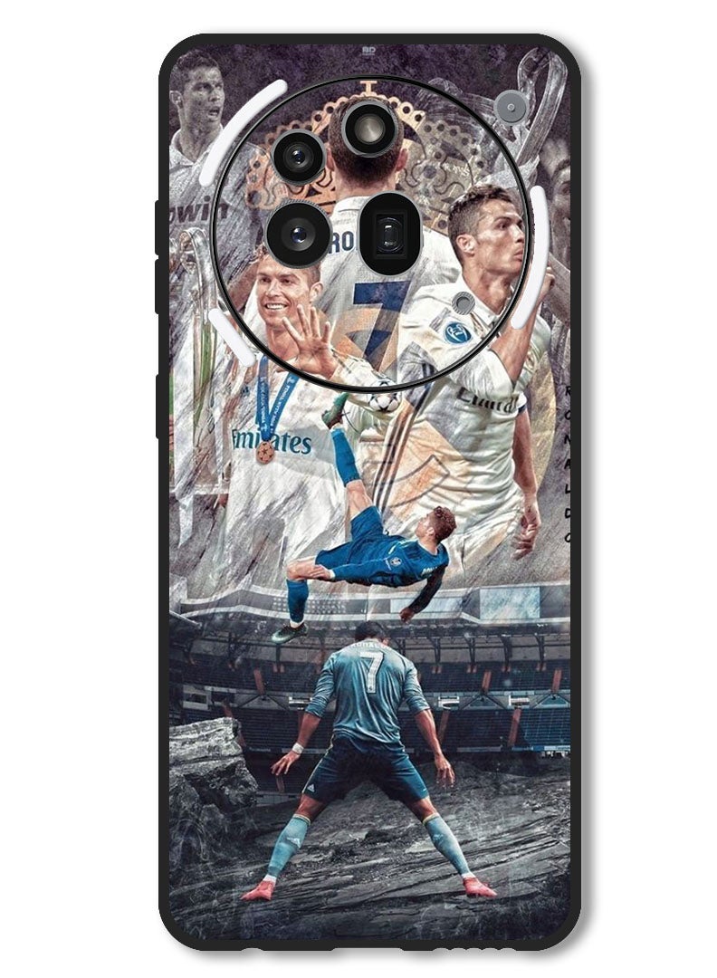 Theodor Case Compatible with Nothing Phone 3a Pro Protection Shockproof Bumper Cover Ronaldo (4) - Image 1