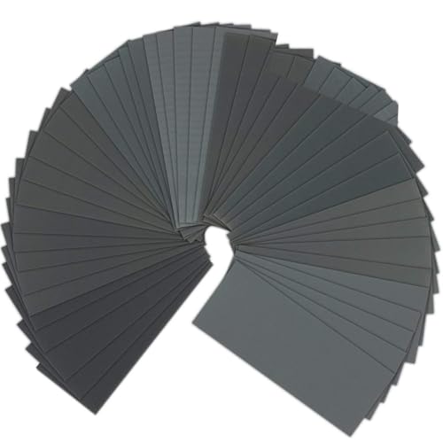 VERONES 90 Pcs 400 to 3000 Grit Wet Dry Sandpaper Assortment 9x3.6 Inch for Automotive Sanding - Furniture Finishing - Wood Turing Finishing and More by VERONES - Image 3