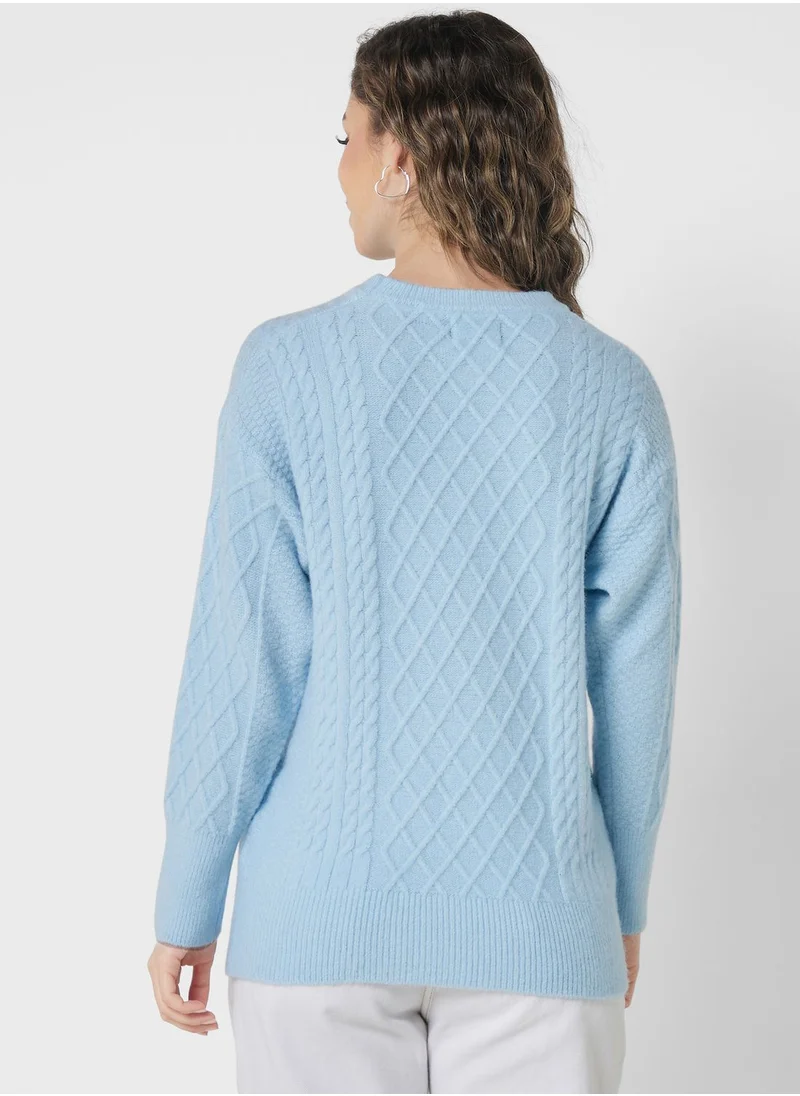 Ginger Cable Knit Sweater