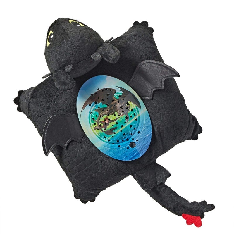 Pillow Pets 11 inch How to Train Your Dragon Toothless Sleeptime Lite, NBC Universal Stuffed Animal Nightlight, Plush Toy Gift for Kids - Image 3