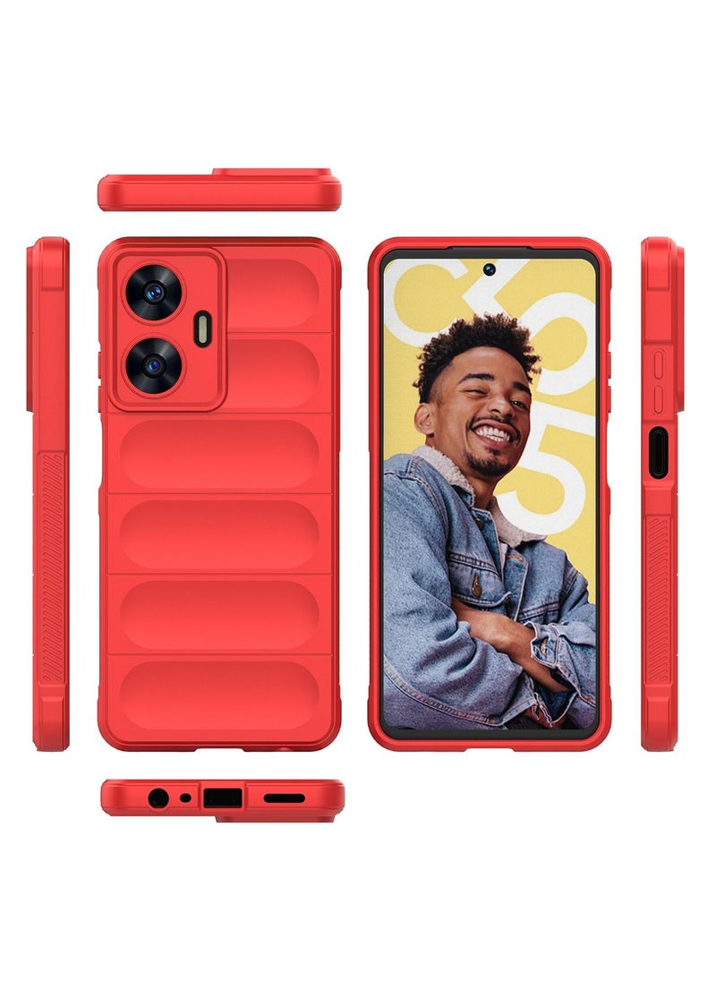 Generic - Realme C55 Phone Mobile Case Cover Accessories Cmaera Len Protection Shockproof with Anti-scratches Anti-drops Anti-fingerprints Protective Back Cover for Realme C55 Phone - Image 1