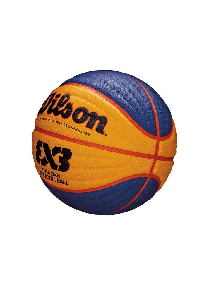 ويلسون كرة سلة FIBA ​​3X3 Replica Game - الحجم والوزن الرسميين، قبضة متينة، أداء ممتاز في الأماكن المغلقة والمفتوحة  - Image 2