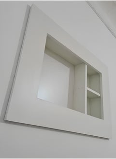 ماركة غير محددة رف مكيف نافذة خشبي قوي, لون أبيض  - Image 2