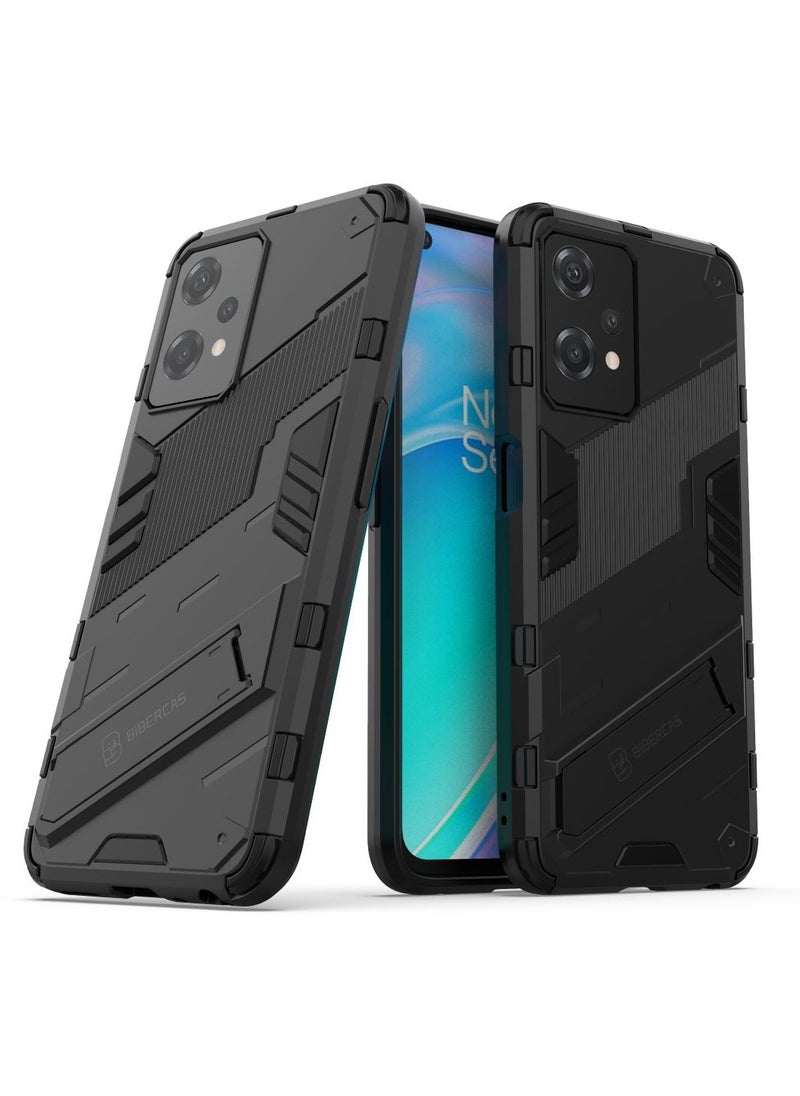 Generic - Case For OnePlus Nord CE 2 Lite 5G  ,- Ultra Premium Quality Kickstand Cover - Heavy Duty Armor Shockproof Case Slip-Resistant - Anti-Scratch Protective Cover - Black - Image 1