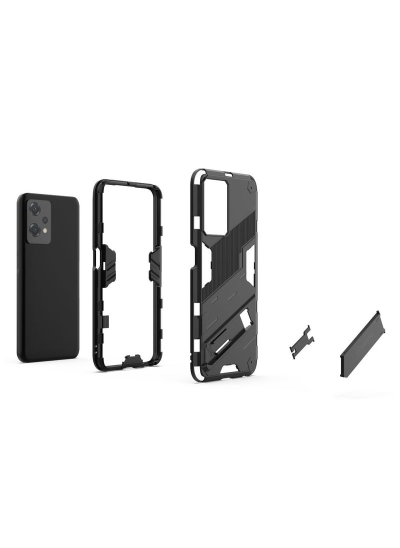 Generic - Case For OnePlus Nord CE 2 Lite 5G  ,- Ultra Premium Quality Kickstand Cover - Heavy Duty Armor Shockproof Case Slip-Resistant - Anti-Scratch Protective Cover - Black - Image 1