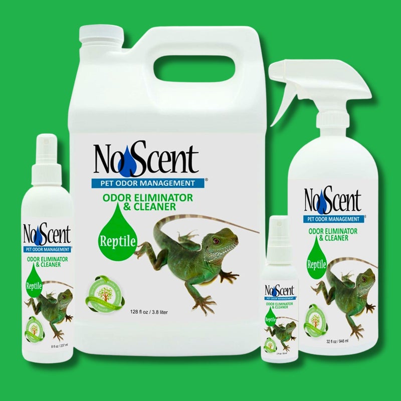 No Scent Reptile Tank Cleaner Spray & Pet Odor Management for Bearded Dragon, Turtle, Lizard Terrarium Freshener (2 Fl Oz / 59 mL) - Image 5