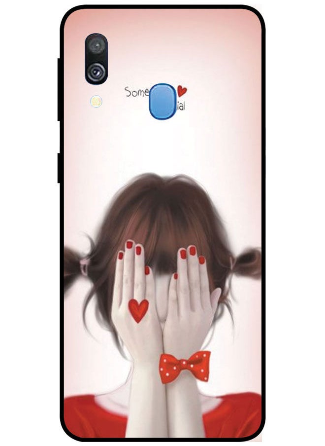 EYE CATCH - Protective Case Cover For Samsung Galaxy A40 Smart Series Printed Protective Case Cover for Samsung A40 Smothing Special - Image 1