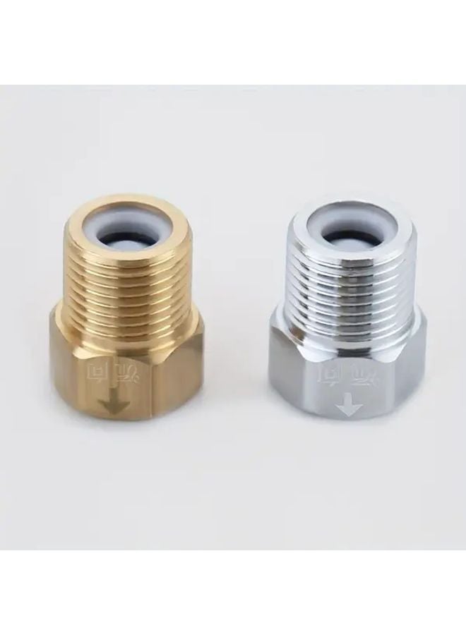 قطعتان G1 2 أنثى إلى ذكر صمام فحص نحاسي مضاد للتدفق العكسي أحادي الاتجاه للمرحاض - Image 5