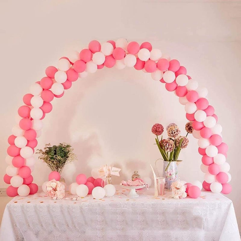 BlingABC 12ft Adjustable Balloon Arch Stand Kit for Different Table Sizes Party Backdrop Decoration Tool,High Strength Glass Fiber Pole for DIY Party Wedding Birthday Baby Shower Kids Decorations - Image 2