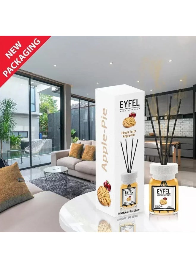 EYFEL Eyfel Reed Diffuser Apple-Pie Perfume Aroma Home Fragrance- 120ml  - Image 2