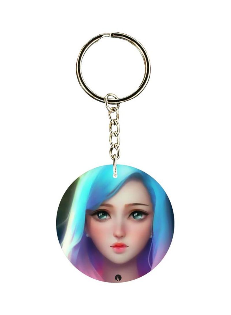 RKN Cartoon Themed Dual Sided Keychain