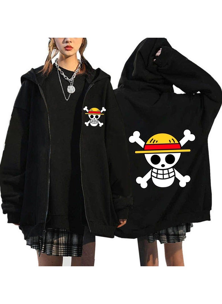 KUYING New One Piece Printed Zipper Sweatshirt Casual Sportswear  - Image 1