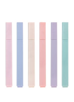Y&D Highlighters, Mild Assorted Colours Highlighters Pens, Aesthetic Cute Pastel Highlighter With Chisel Tip, No Bleed Dry Fast Easy to Hold, for Bullet Journal, Notes, School Supplies, 6 Pack  - Image 1