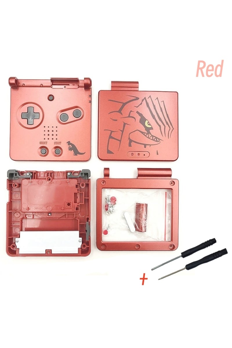 إيروريكس غطاء حماية أحمر يمكنك صنعه بنفسك لجهاز GBA SP، غطاء حماية لجهاز Gameboy Advance SP، إصدار محدود، إصلاح واستبدال