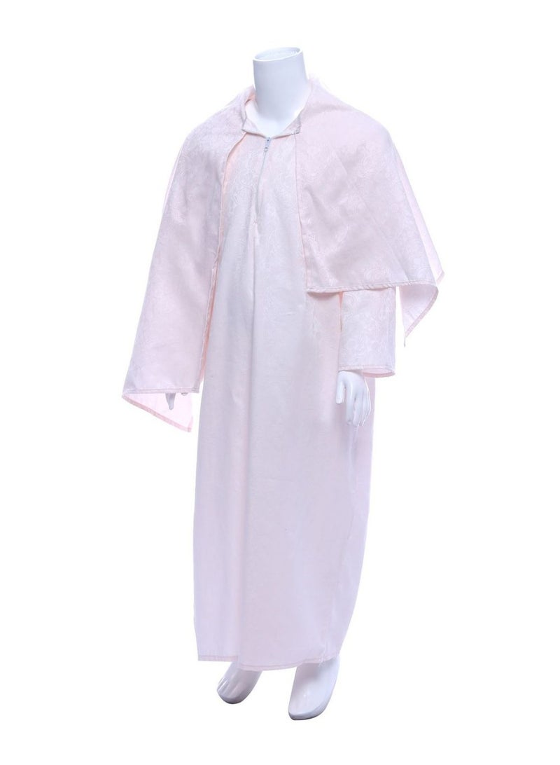 Manasek Kids Prayer Dress - (Peach-Colored) - 4-5 Years - Image 2