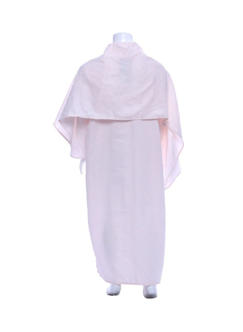 Manasek Kids Prayer Dress - (Peach-Colored) - 4-5 Years - Image 3